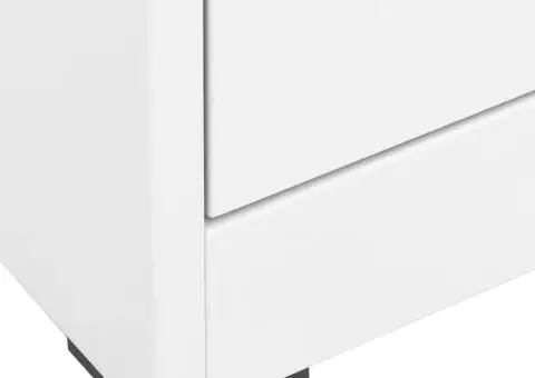 Fișet, alb, 46 x 62 x 72,5 cm, oțel - 5/5