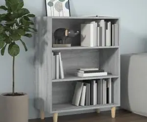 vidaXL Servantă, gri sonoma, 69,5x32,5x90 cm, lemn prelucrat