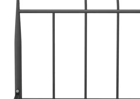 Cadru de pat, negru, 140x200 cm, metal - 5/5