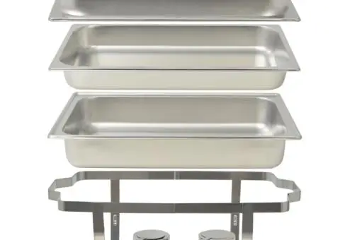 Set vase încălzire mâncare, 4 piese, oțel inoxidabil - 5/5