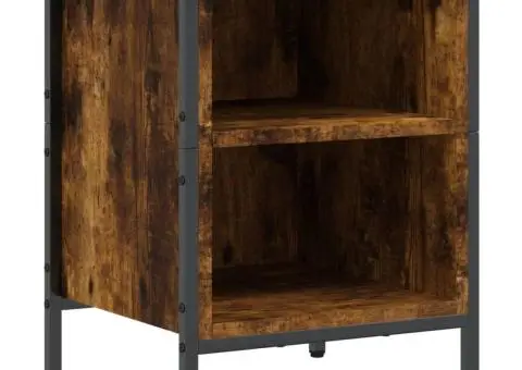 Pantofar, stejar fumuriu, 38x35x50 cm, lemn compozit - 2/5