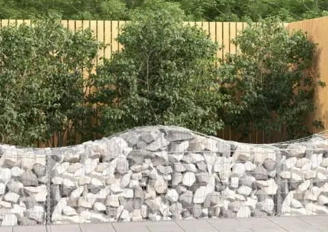 Coșuri gabion arcuite 6 buc, 200x50x60/80 cm, fier galvanizat - 1/5
