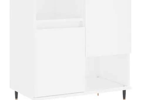 Servantă, alb, 60x35x70 cm, lemn prelucrat - 2/5