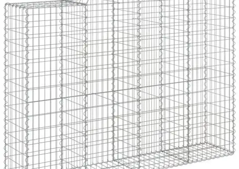 Coșuri gabion arcuite 5 buc, 200x50x140/160 cm, fier galvanizat - 3/5