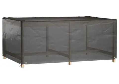 Huse mobilă grădină, 2 buc, 8 ocheți, 180x122x75cm, rectangular - 2/5