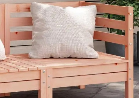 Canapea colțar de grădină, lemn masiv douglas - 1/5