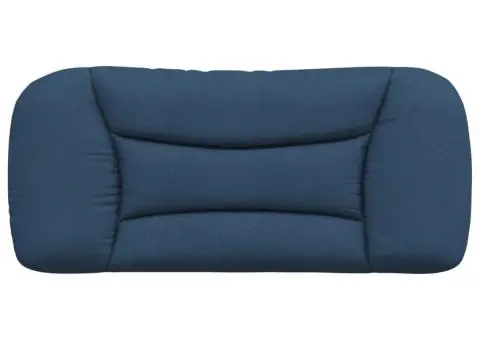 Pernă pentru tăblie de pat, albastru, 80 cm, material textil - 5/5