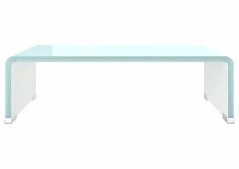 Stativ TV/Suport monitor, sticlă, verde, 40 x 25 x 11 cm - 3/5