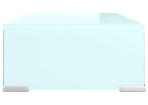 Stativ TV/Suport monitor, sticlă, verde, 40 x 25 x 11 cm - 4/5