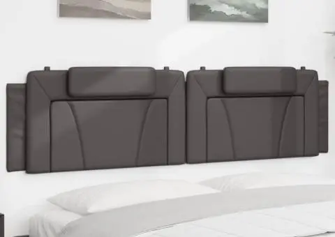 Pernă pentru tăblie, gri, 200 cm, piele artificială - 1/5