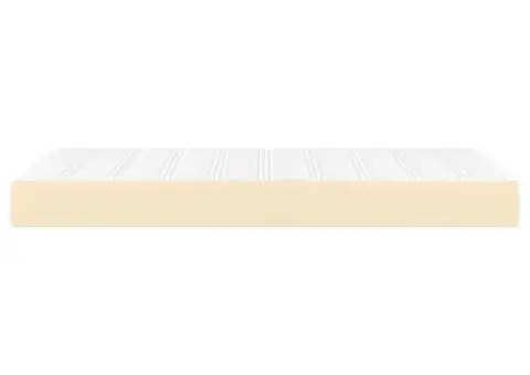 Saltea de pat cu arcuri, crem, 120x190x20 cm, textil - 4/5