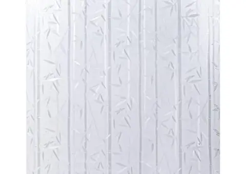 Folie fereastră mată, model bambus, 90x500 cm, PVC - 1/5