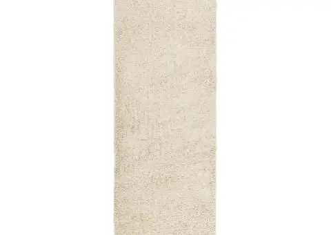 Covor pufos "PAMPLONA" cu fire înalte, auriu modern, 80x250 cm - 2/5