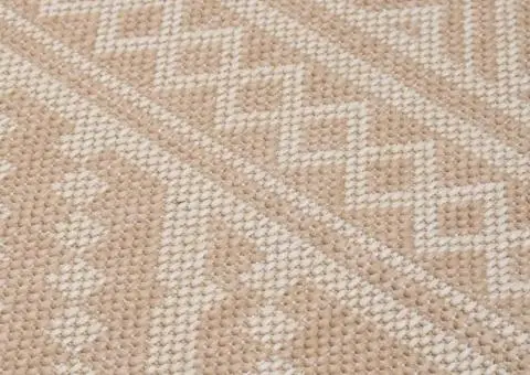 Covor de exterior, dungi maro, 120x170 cm, țesătură plată - 5/5