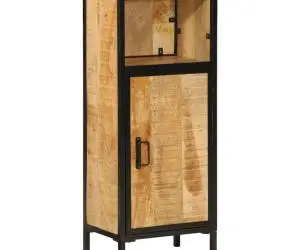 vidaXL Dulap de baie, 40x27x90 cm, lemn masiv de mango
