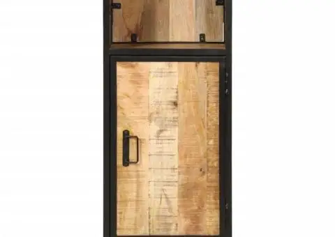 Dulap de baie, 40x27x90 cm, lemn masiv de mango - 3/5