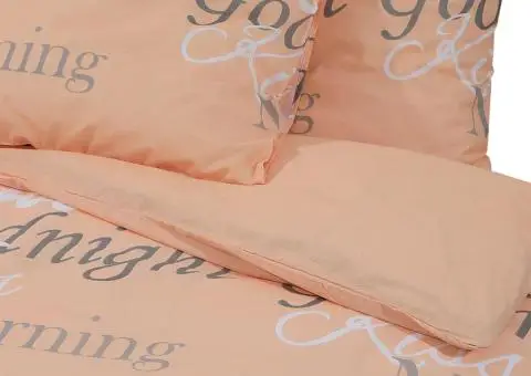 Set cu husă de pilotă, roz, 220x240 cm, bumbac - 5/5