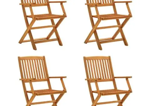 Set mobilier de grădină, 5 piese, lemn masiv de acacia - 3/5