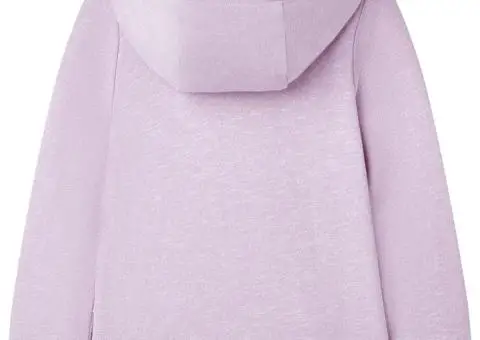 Hanorac cu glugă pentru copii, cu fermoar, combinație lila, 104 - 2/5