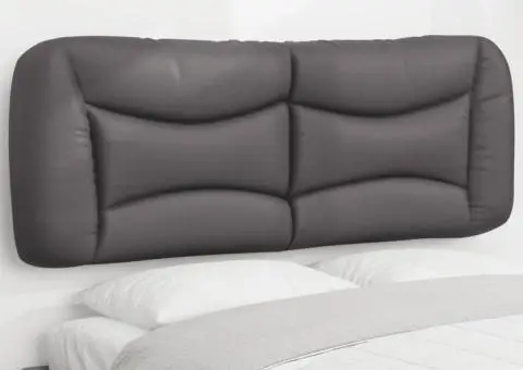 Pernă pentru tăblie, gri, 120 cm, piele artificială - 1/5