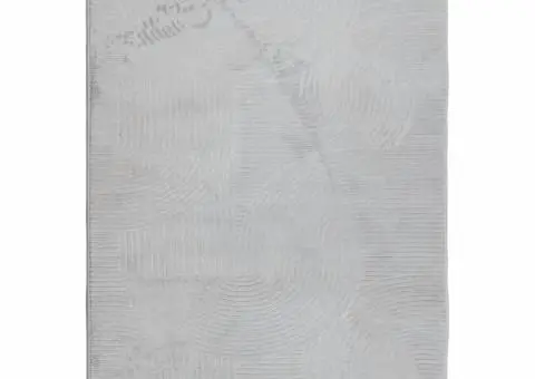 Covor "IZA" aspect scandinav, cu fire scurte, gri, 140x200 cm - 2/5
