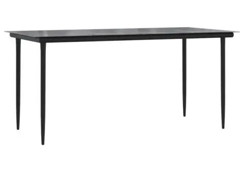 Set mobilier de grădină cu perne, 5 piese, gri, poliratan - 3/5