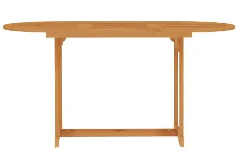 Set de masă pentru grădină, 5 piese, lemn masiv de tec - 4/5