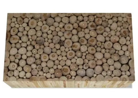 Măsuță de cafea, 90x50x30 cm, tec natural - 3/5