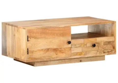 Măsuță de cafea, 90 x 50 x 35 cm, lemn masiv de mango - 1/5