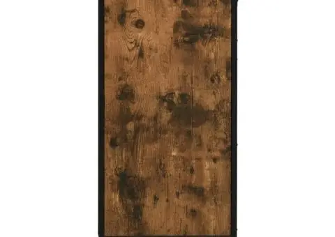 Dulapuri de depozitare 2 buc. maro rustic 72x36x82 cm metal/MDF - 5/5