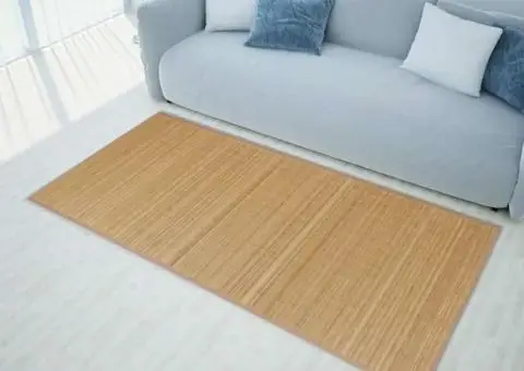 Covor din bambus, maro, 100x160 cm - 1/5