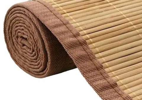 Covor din bambus, maro, 100x160 cm - 4/5