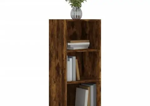 Servantă, stejar fumuriu, 34,5x32,5x90 cm, lemn prelucrat - 3/5