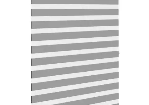 Jaluzea tip zebră, 120 x 175 cm, gri - 3/5