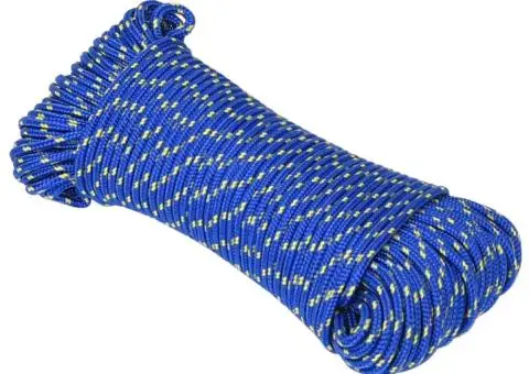 Frânghie de barcă, albastru, 3 mm, 250 m, polipropilenă - 2/5