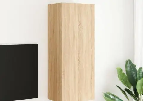 Comodă TV de perete stejar sonoma 40,5x30x102 cm lemn prelucrat - 3/5