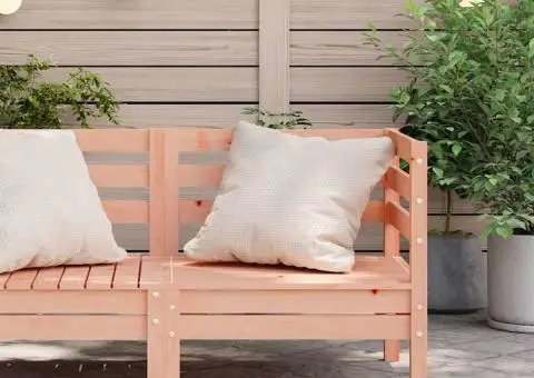 Canapea colțar de grădină, lemn masiv douglas - 3/5