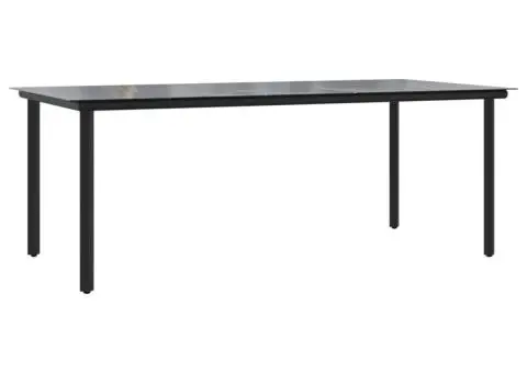 Set de masă pentru grădină, 9 piese, cu perne, bej, poliratan - 4/5