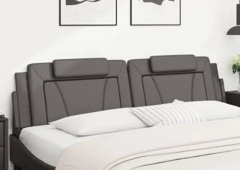 Pernă pentru tăblie, gri, 200 cm, piele artificială - 3/5