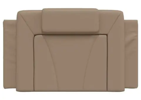 Pernă pentru tăblie pat, cappuccino, 80 cm, piele artificială - 5/5