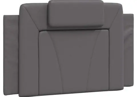 Pernă pentru tăblie, gri, 90 cm, piele artificială - 2/5