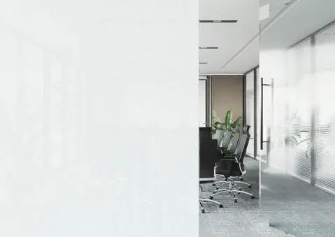 Folie fereastră, mată, alb, 90x500 cm, PVC - 3/5