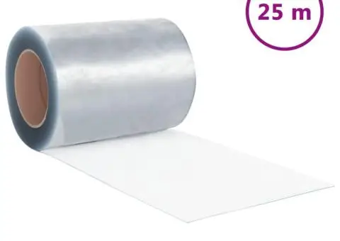 Rolă de perdea din benzi, 3 mm x 300 mm, PVC, 25 m - 2/5