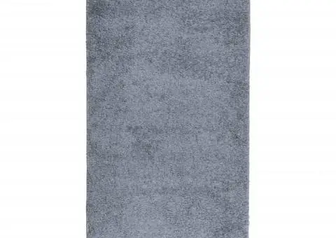 Covor pufos "PAMPLONA" fire înalte, albastru modern 100x200 cm - 2/5