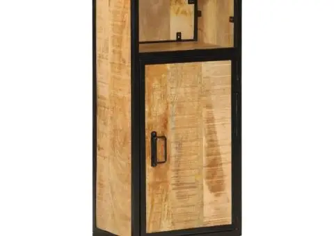 Dulap de baie, 40x27x90 cm, lemn masiv de mango - 1/5