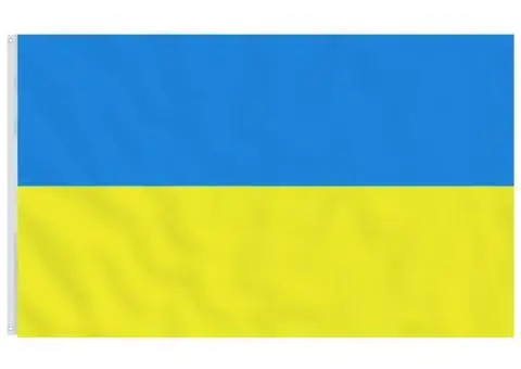 Steagul Ucrainei cu ocheți din alamă, 90x150 cm - 2/4