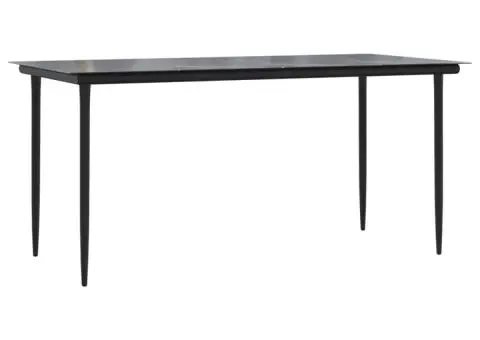 Set mobilier de grădină cu perne, 5 piese, gri, poliratan - 4/5