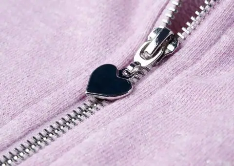 Hanorac cu glugă pentru copii, cu fermoar, combinație lila, 104 - 5/5