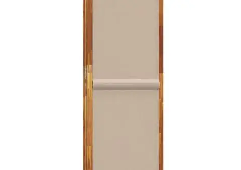 Paravan de cameră cu 3 panouri, taupe, 210x180 cm - 5/5