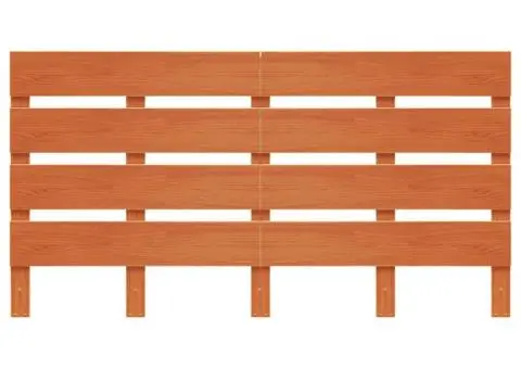 Tăblie de pat, maro ceruit, 150 cm, lemn masiv de pin - 4/5